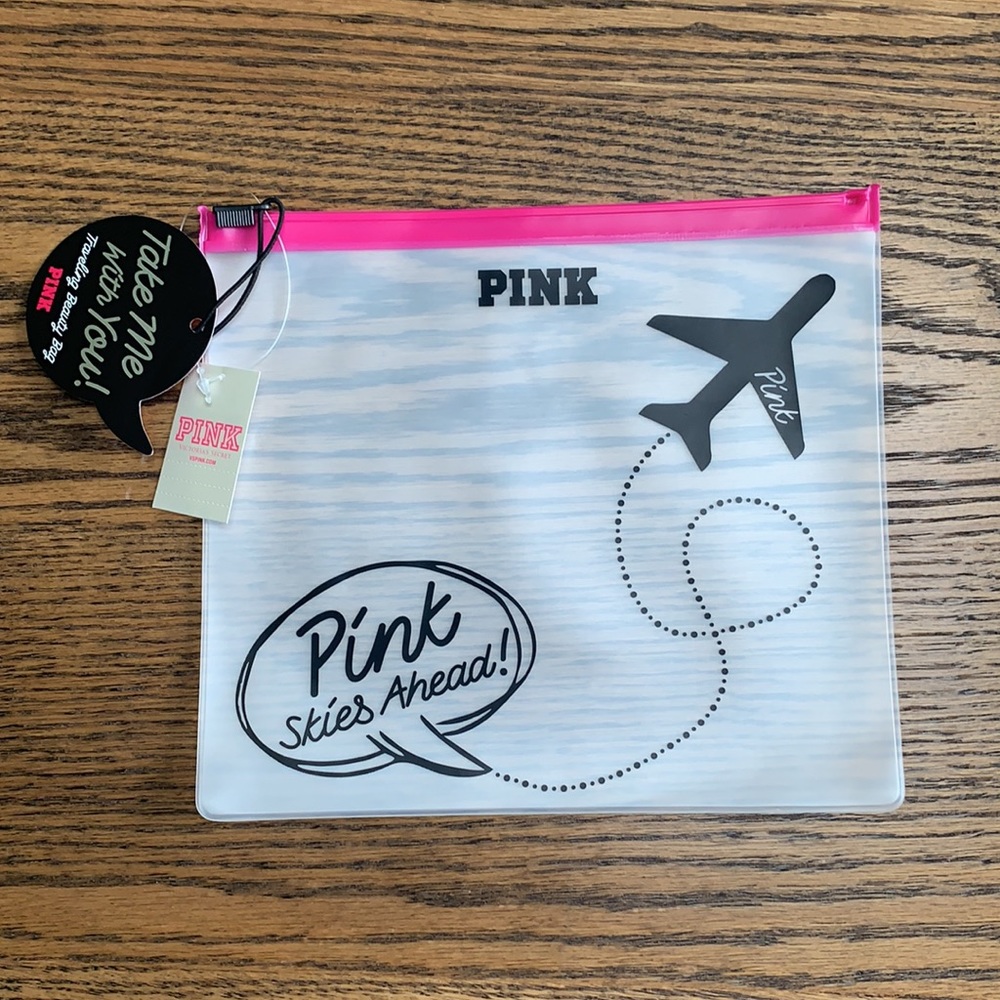 NWT PINK by Victoria’s Secret Travel Beauty Bag